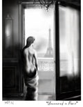 “Uncovered in Paris” Original Artwear: Heavyweight Crewneck T-shirt for Women